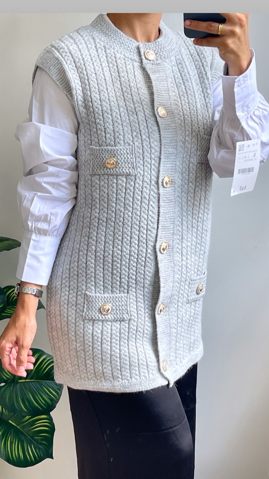 Cardigan sans manche