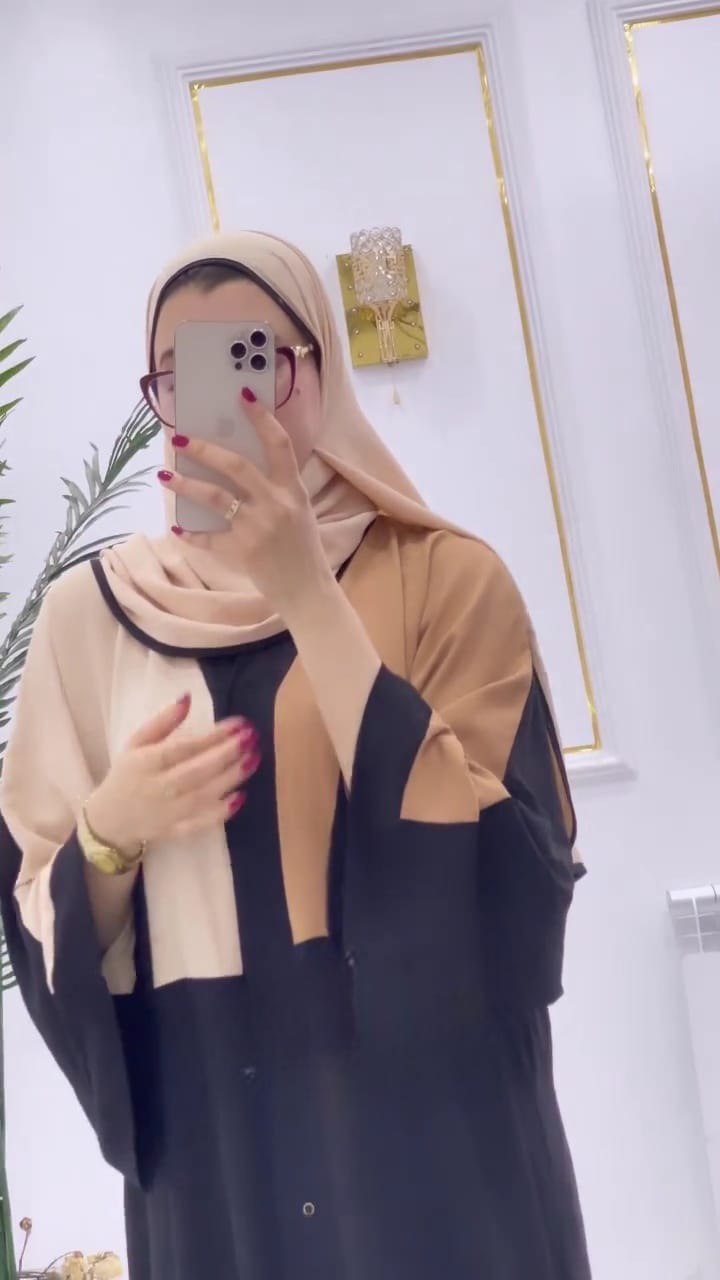 عباية croisé بالشال