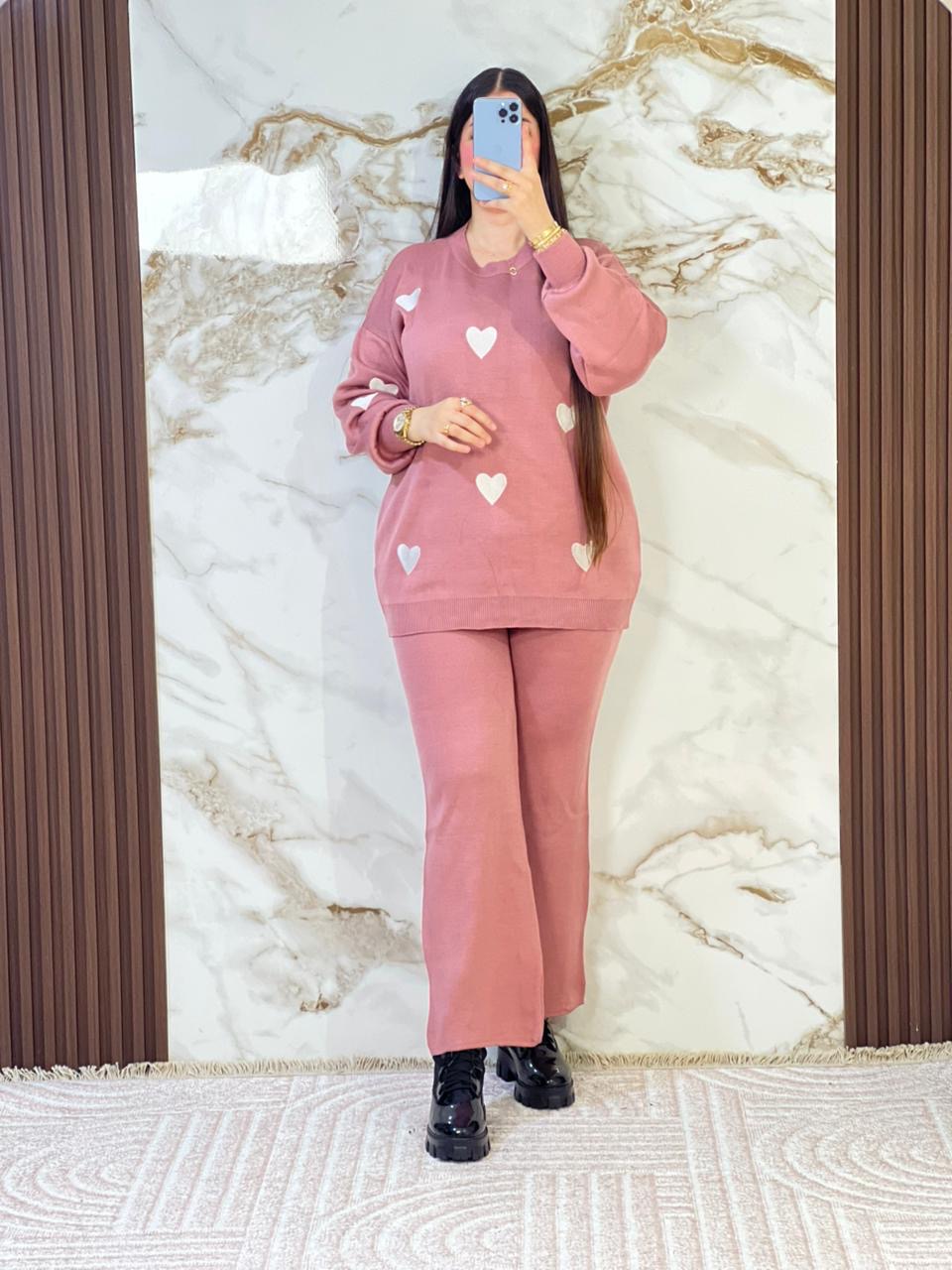Ensemble pantalon coeur