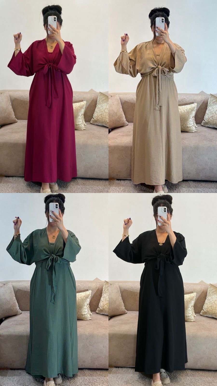 Robe cap le lin