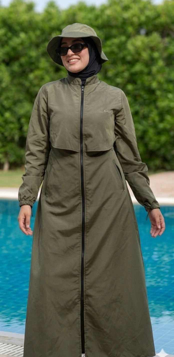 بوركني impermeable مستور