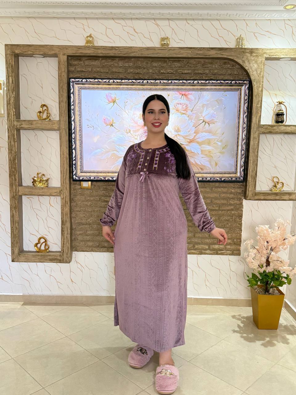 طويلة برناوت مطروزة