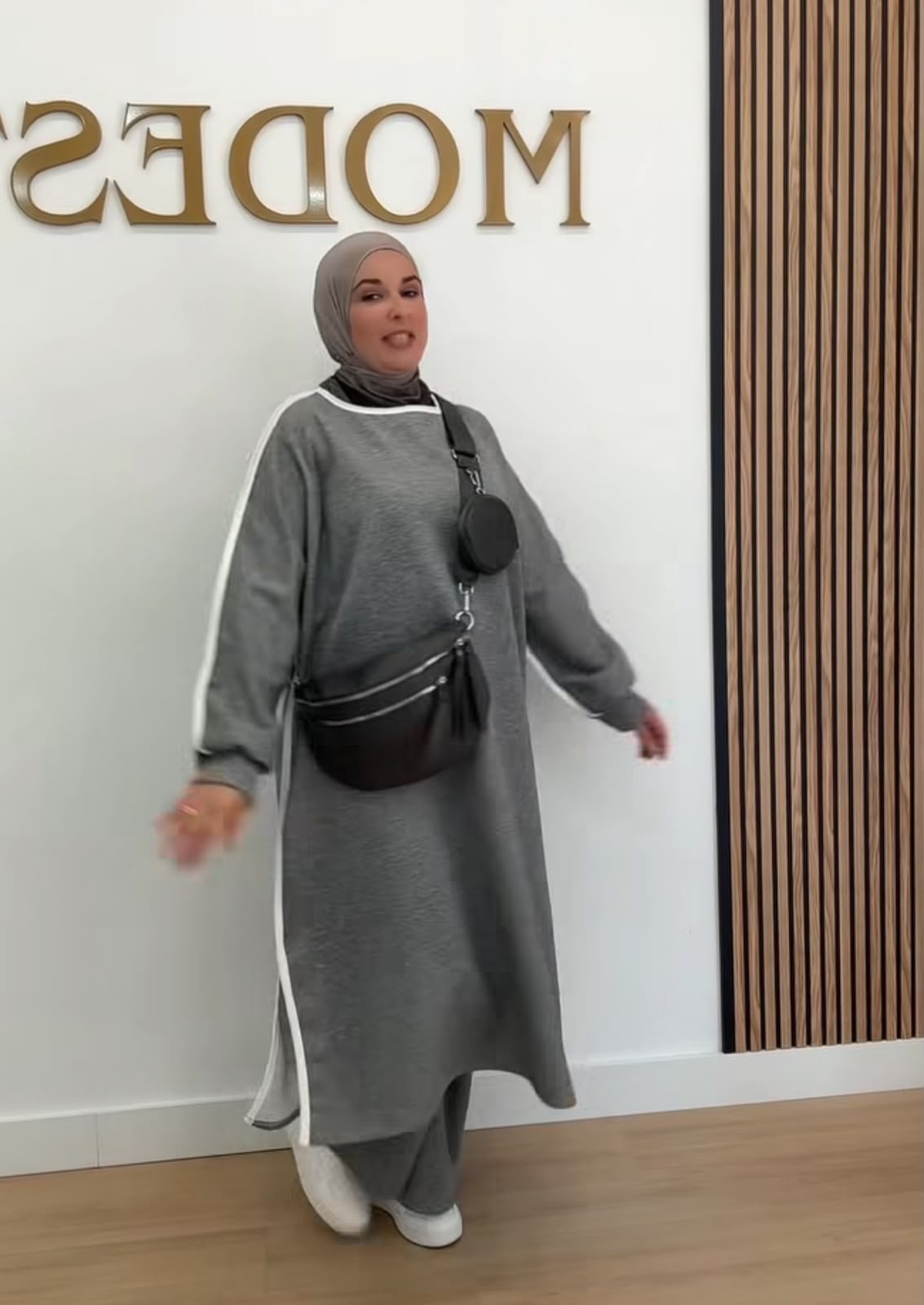 طقم جوج قطع (تونيك طويلة وسروال)
