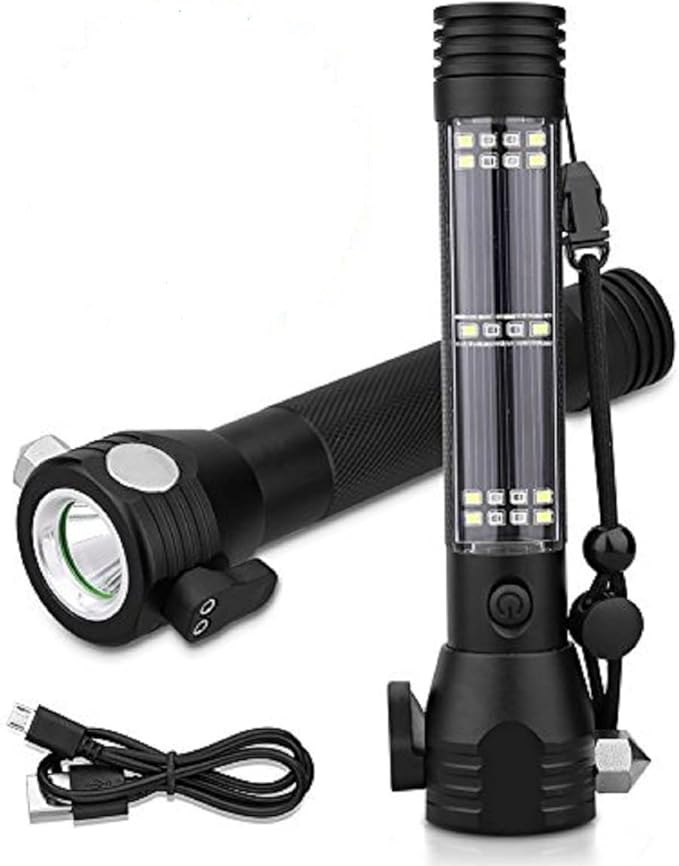 solar power flashlight